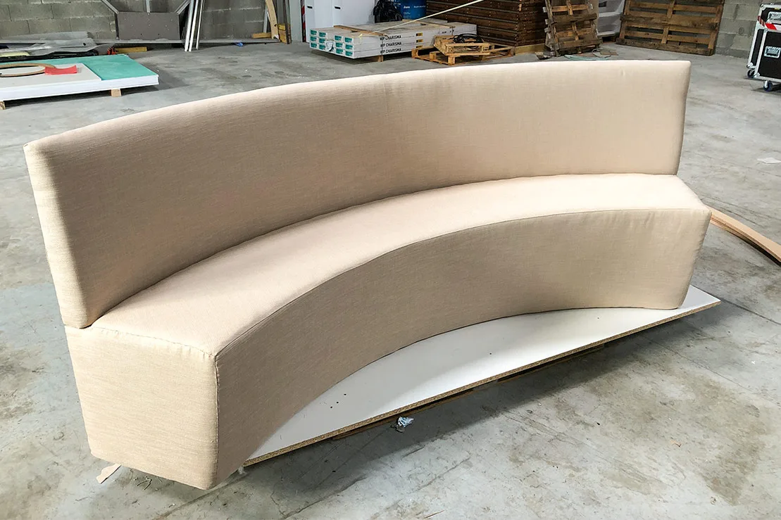 Banquette, réalisation MZ Bois et Compagnie